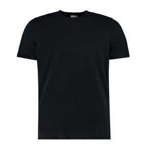 Kustom Kit Mens Fashion Fit Cotton T-Shirt / Black